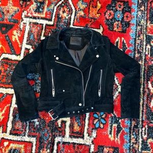 Blank NYC Black Suede Leather Jacket